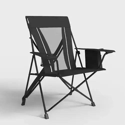 BLACK CAMPING CHAIR