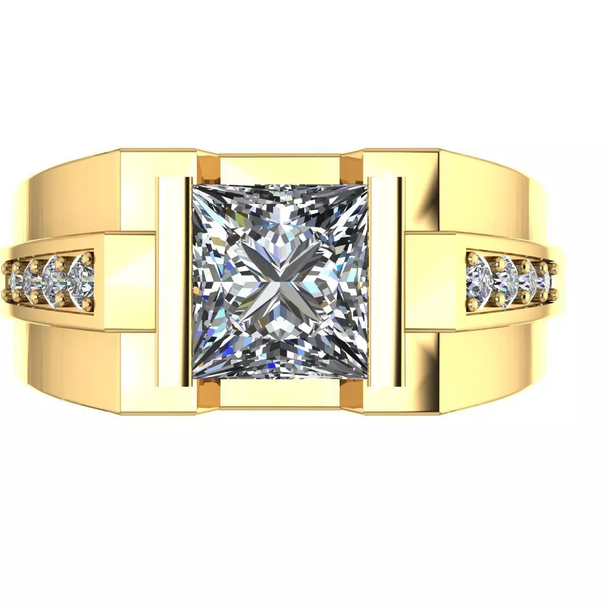 Men Ring 175 3D print model_0