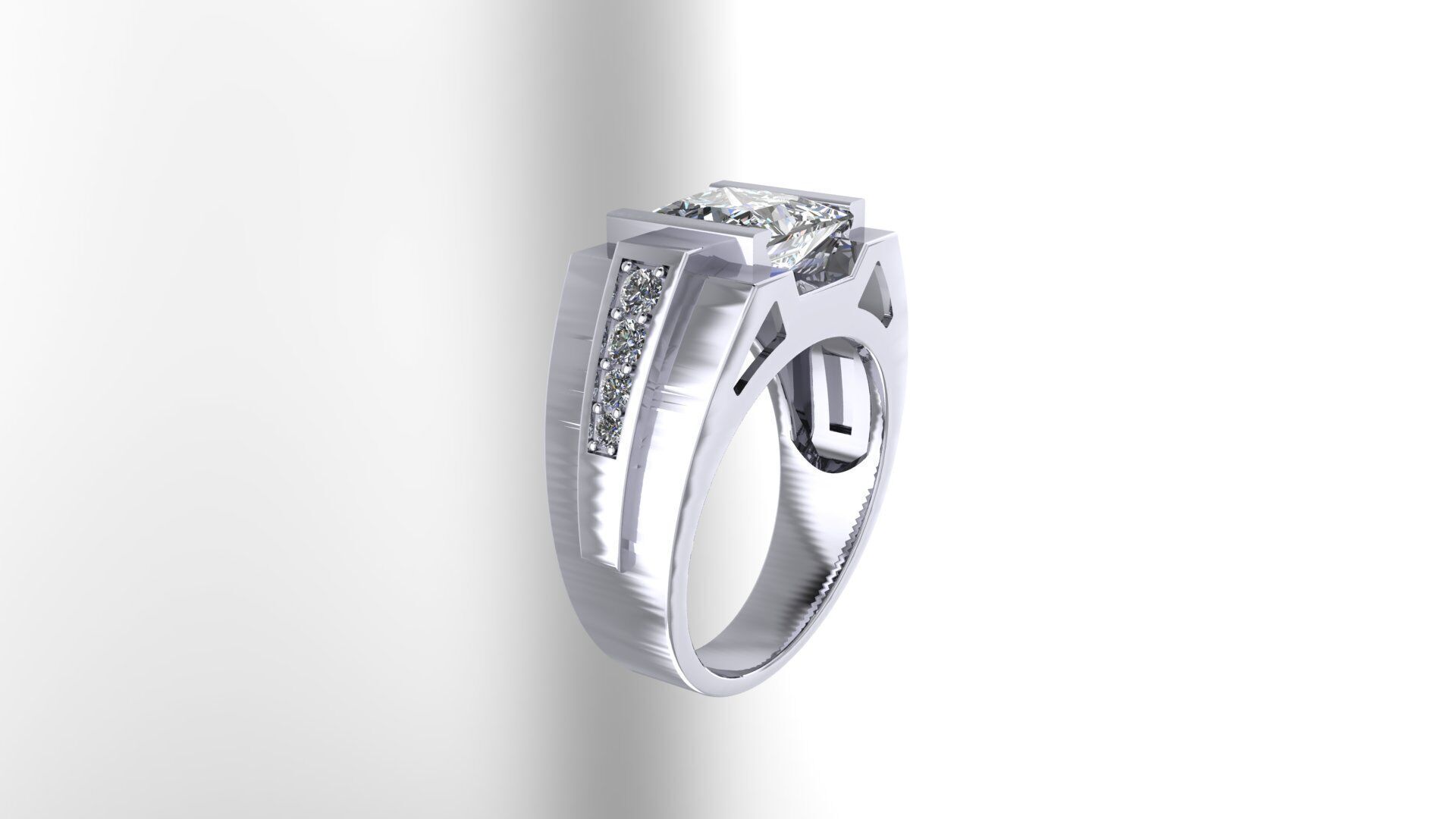 Men Ring 175 3D print model_11