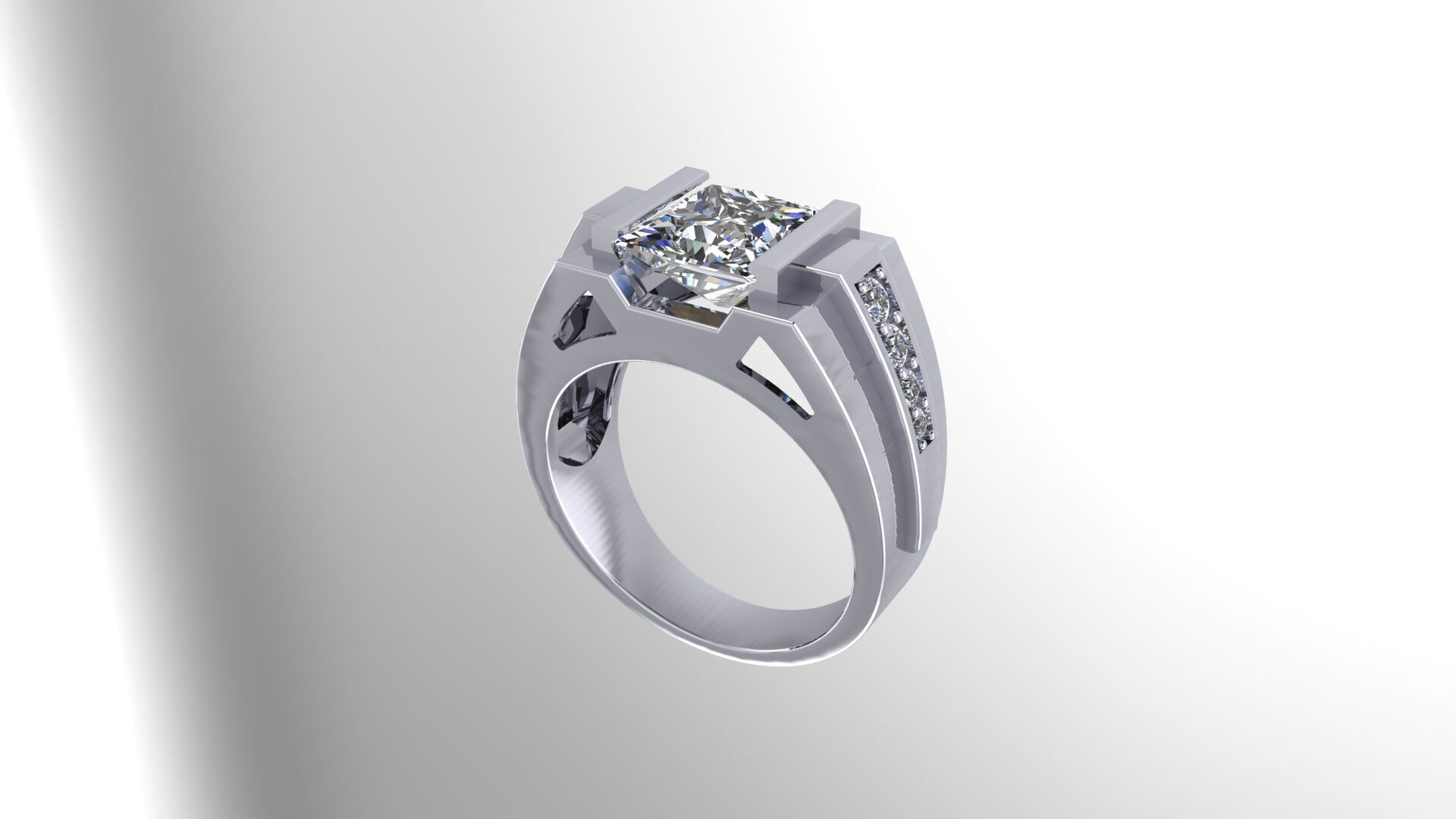 Men Ring 175 3D print model_8