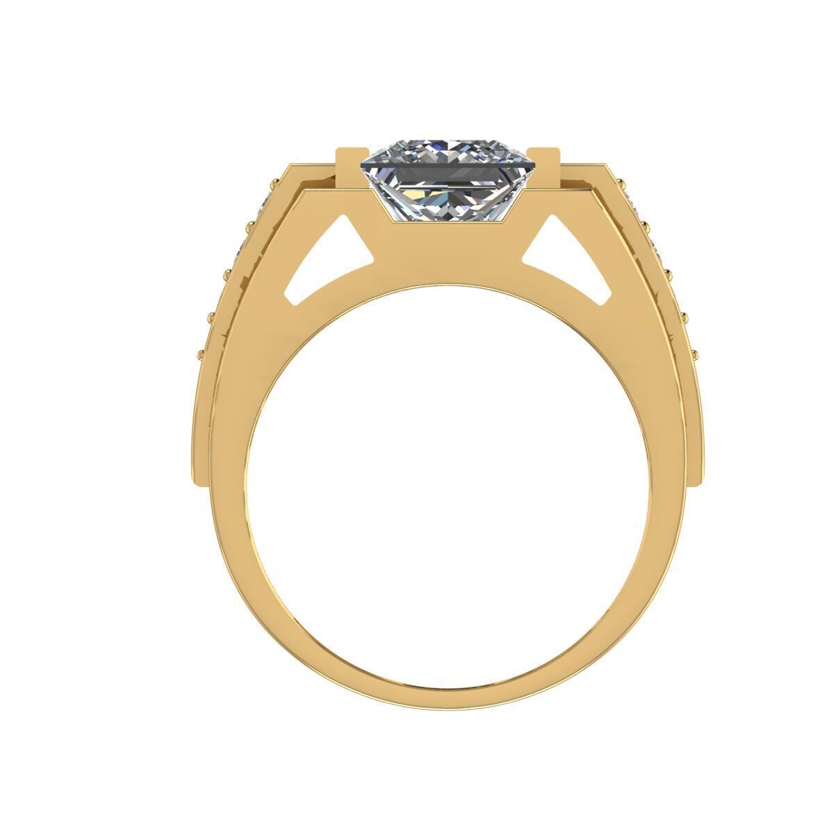 Men Ring 175 3D print model_5