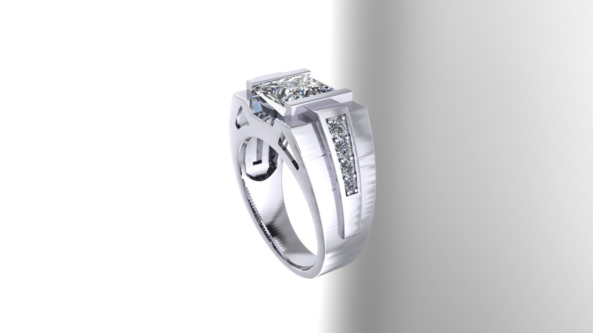 Men Ring 175 3D print model_9