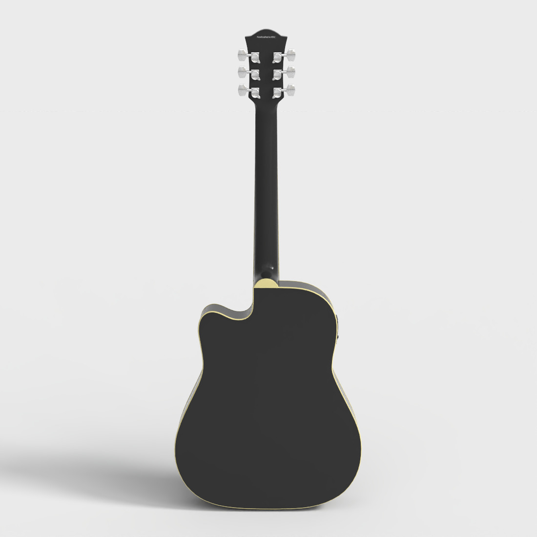 EKO ACOUSTIC GUITAR Low-poly 3D model_3