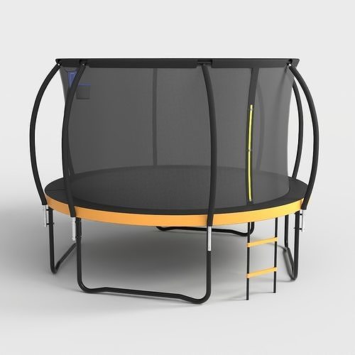 OUTDOOR TRAMPOLINE FOR KIDS Low-poly 3D model