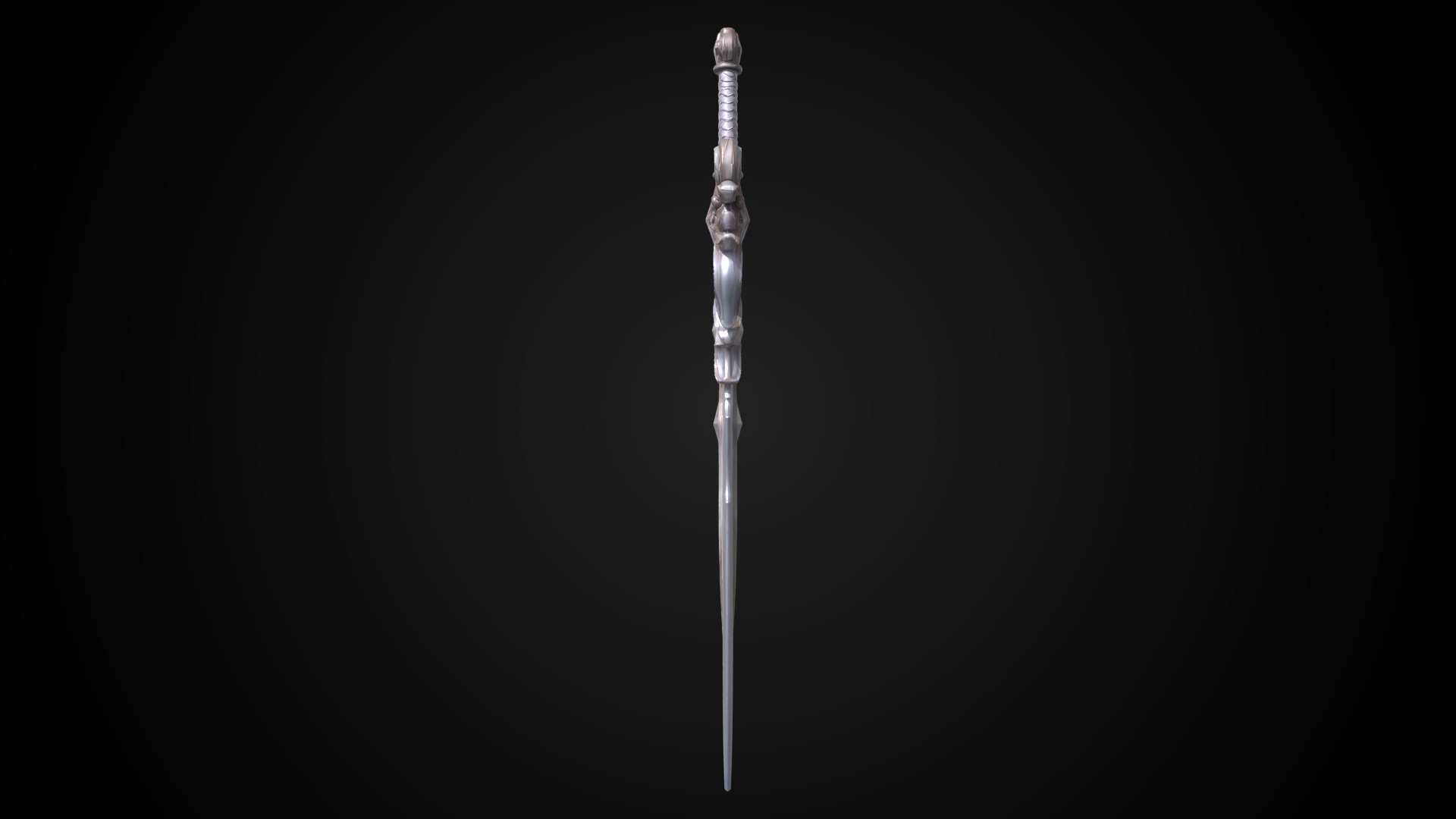 Stylized Elf Sword - Thornweaver - Game Ready 3D model_2