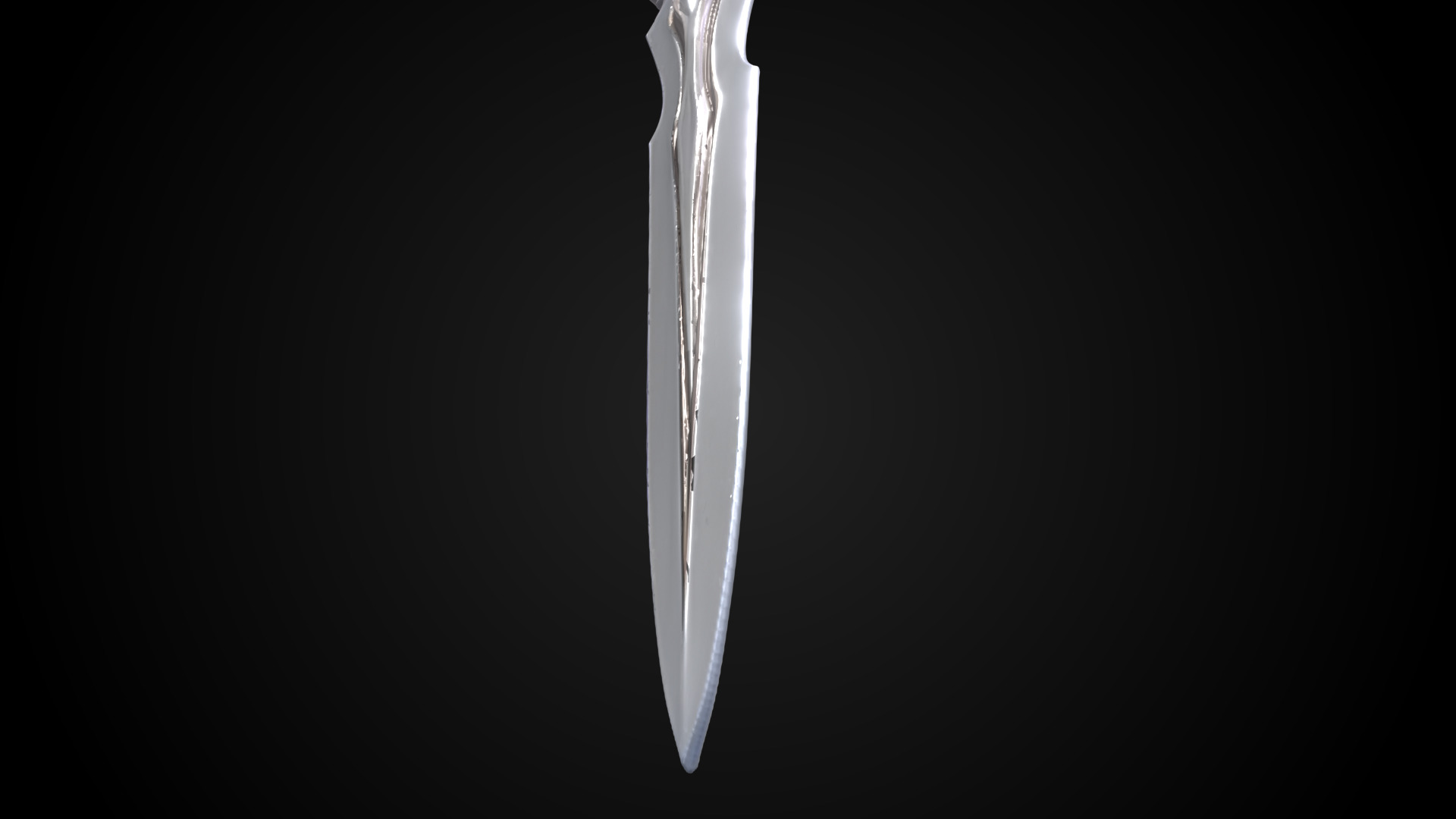 Stylized Elf Sword - Thornweaver - Game Ready 3D model_5