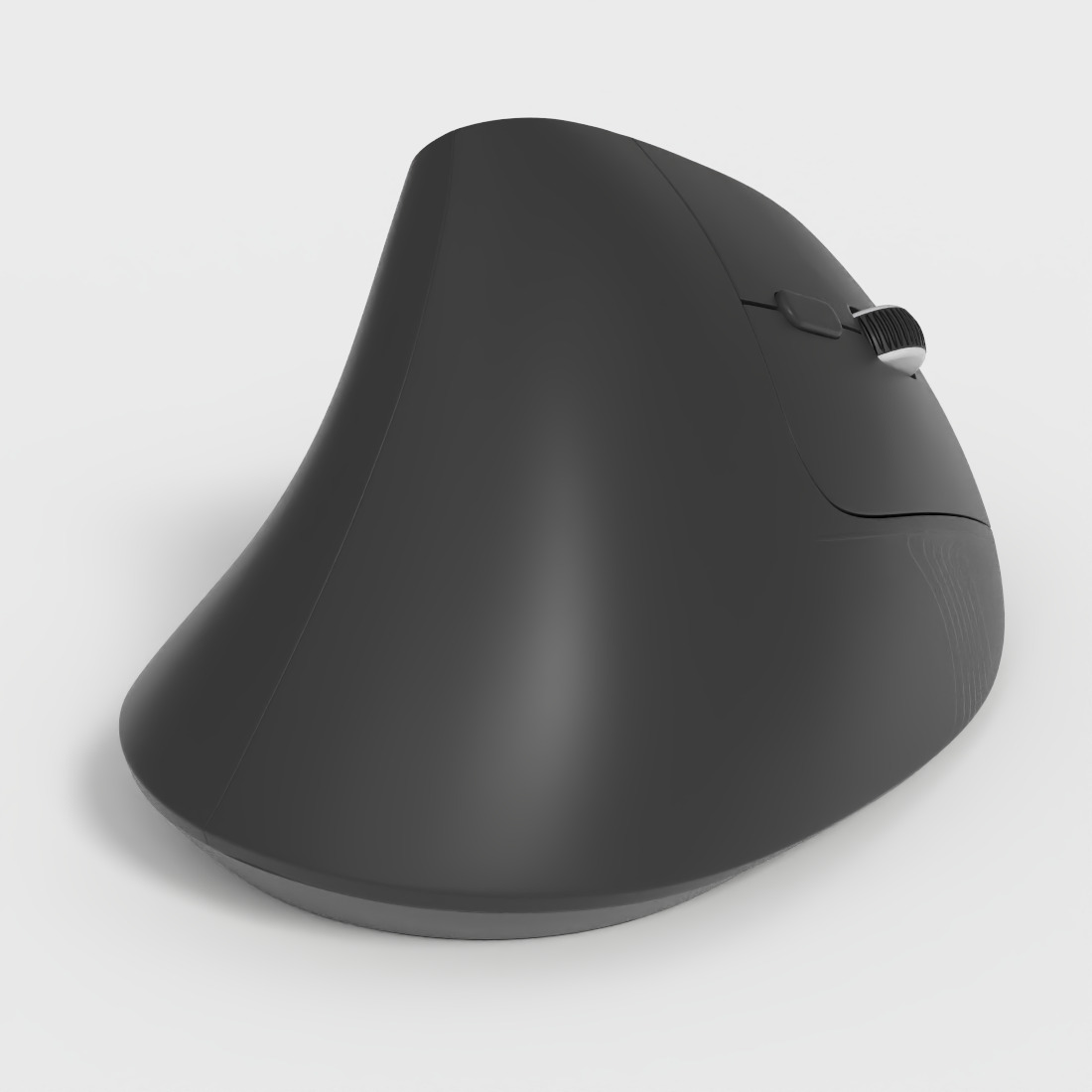 ERGONOMIC WIRELESS MOUSE Low-poly 3D model_4