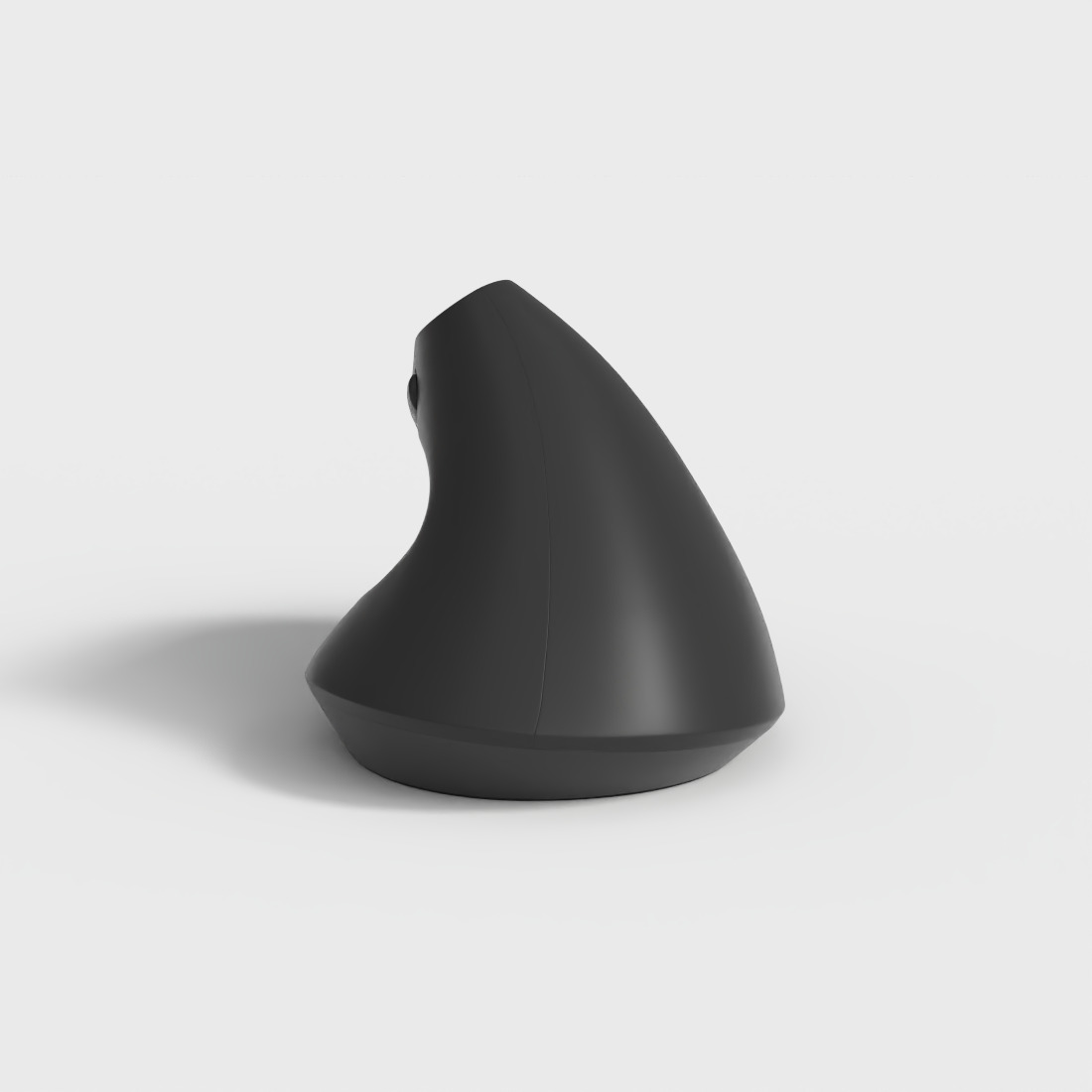 ERGONOMIC WIRELESS MOUSE Low-poly 3D model_1