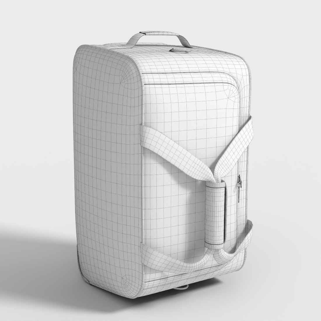 AMERICAN TOURISTER SUITCASE Low-poly 3D model_7