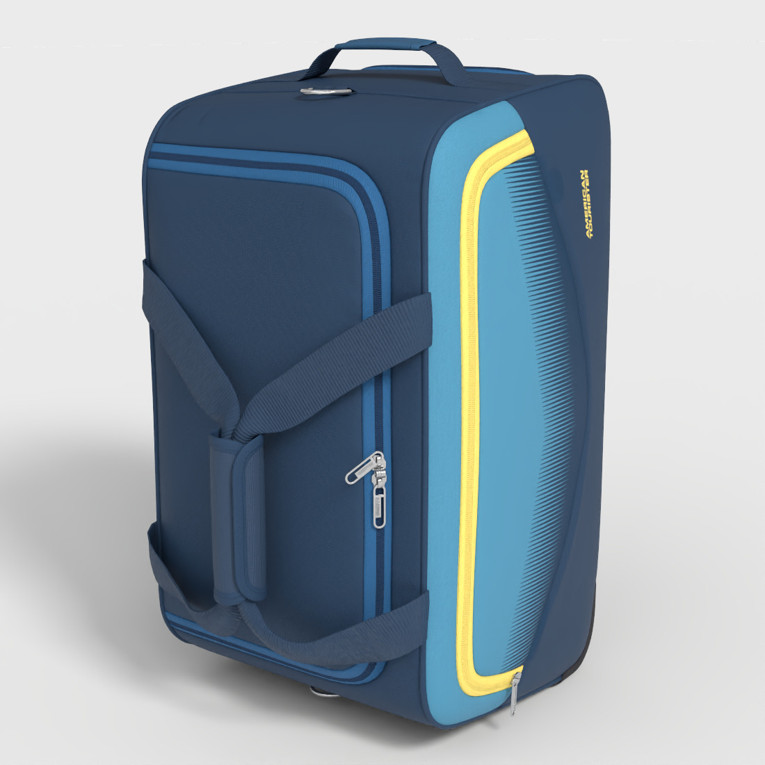 AMERICAN TOURISTER SUITCASE Low-poly 3D model_4