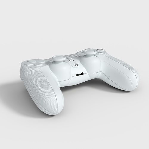 WIRELESS CONTROLLER FOR PS Low-poly 3D model