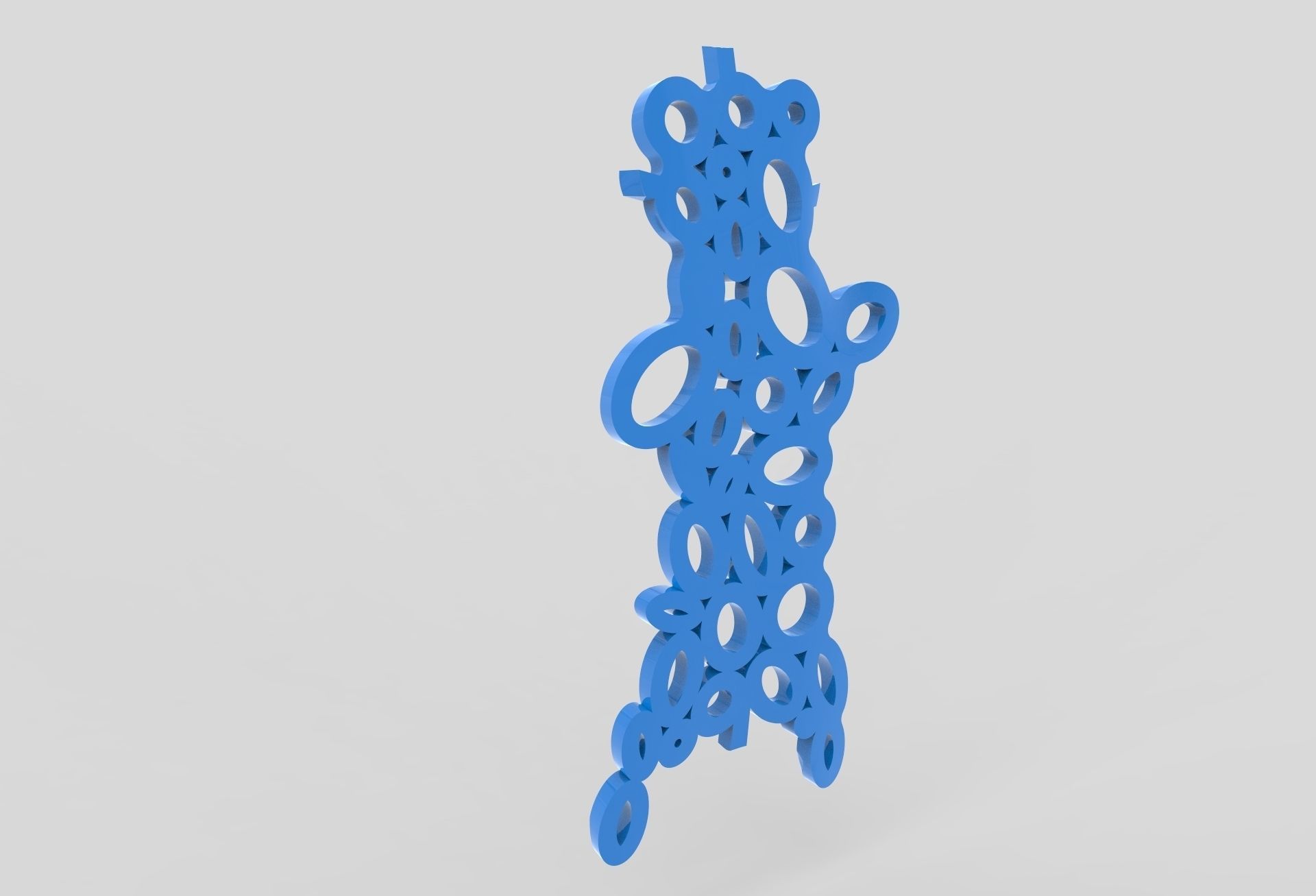 Jewelry set  panda bear with enamel and gems 3D print model_16