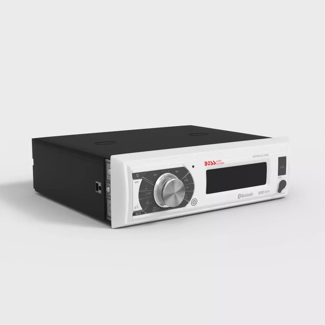 BOSS MARINE RECEIVER CAR RADIO Low-poly 3D model