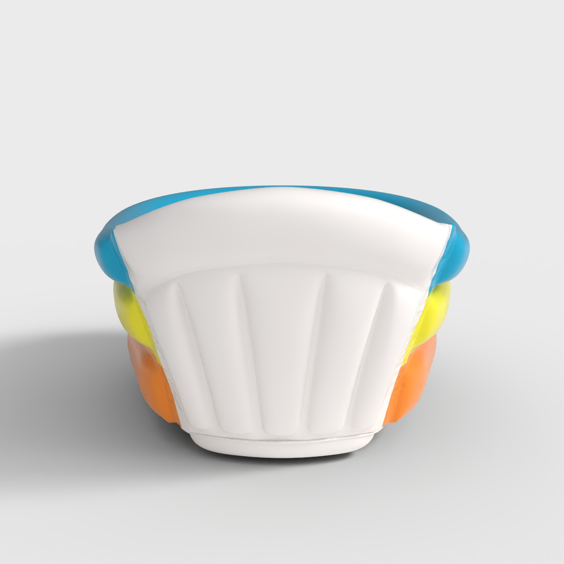 INFLATABLE BABY BATH Low-poly 3D model_3