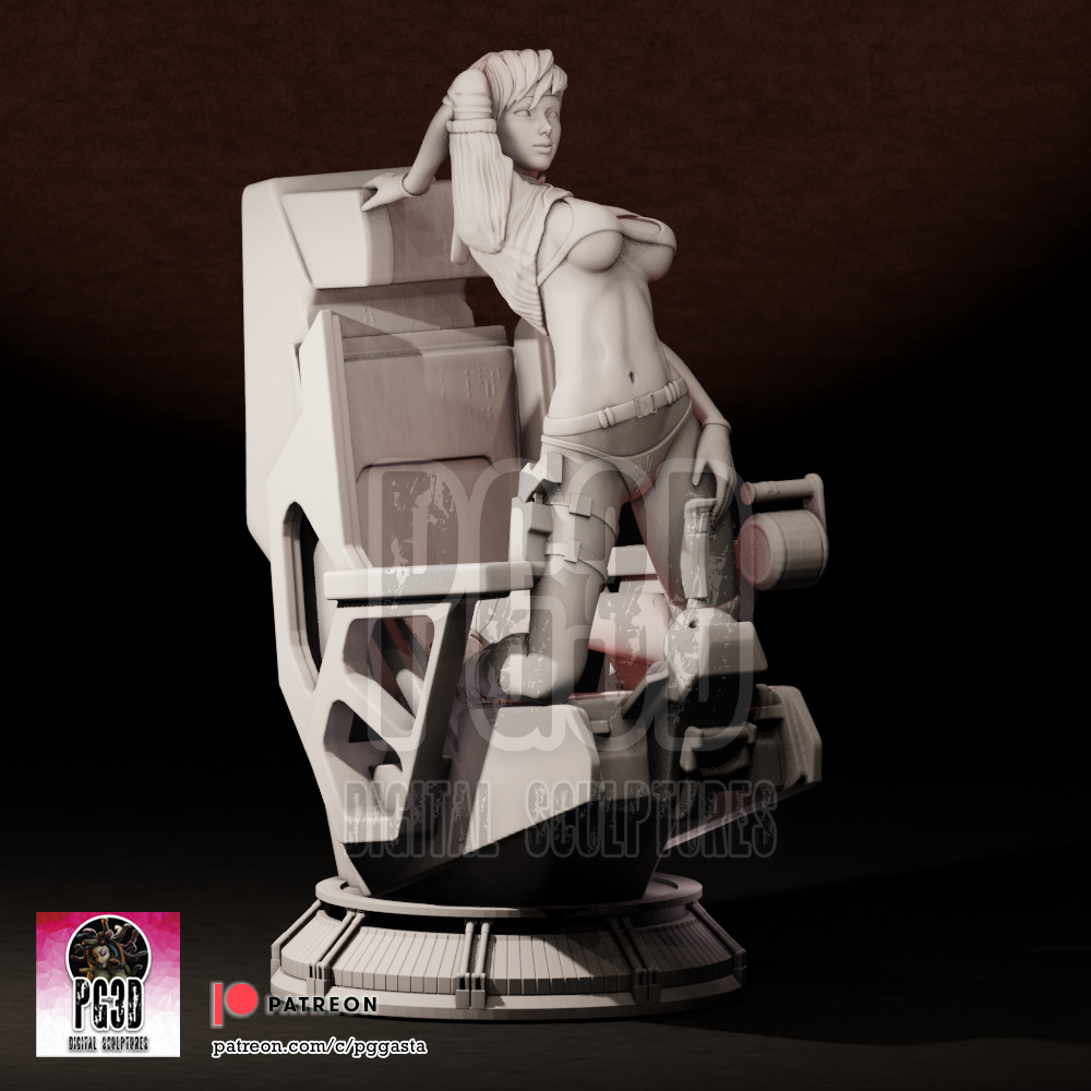 Natasha - Mechwarrior - 1TO10 STL FILE 3D PRINT MODEL 3D print model_3