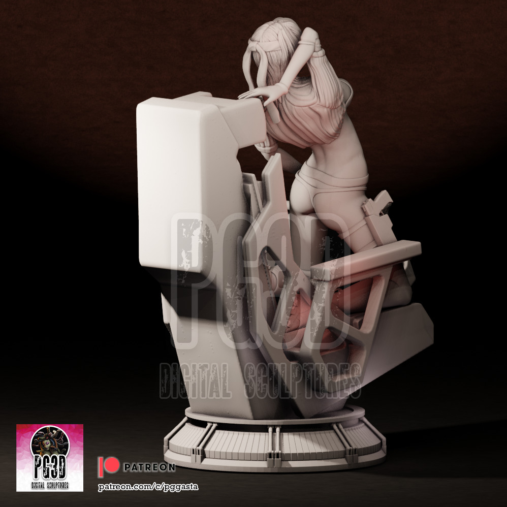 Natasha - Mechwarrior - 1TO10 STL FILE 3D PRINT MODEL 3D print model_4