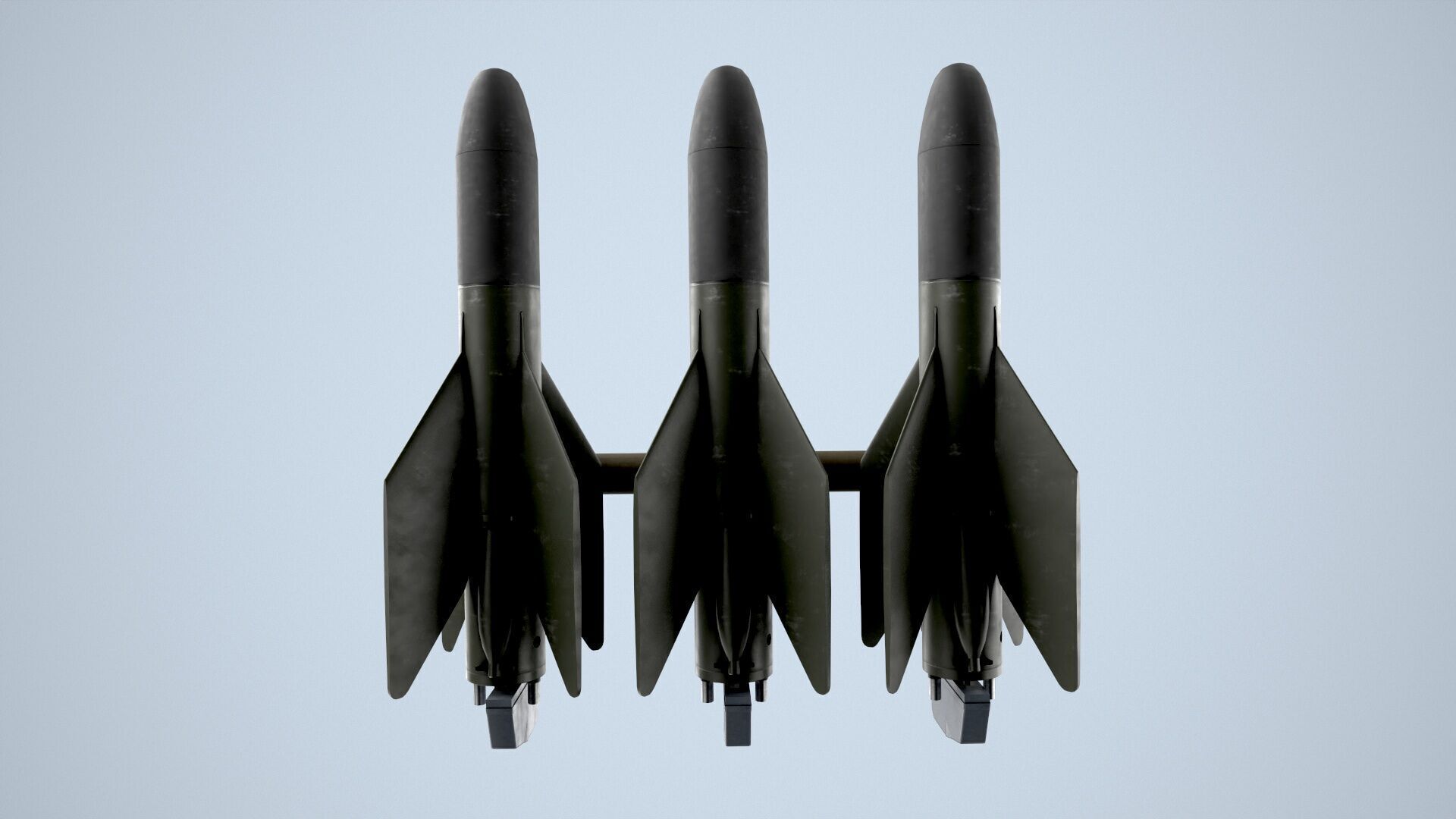 AGM-22 Missiles Low-poly 3D model_5