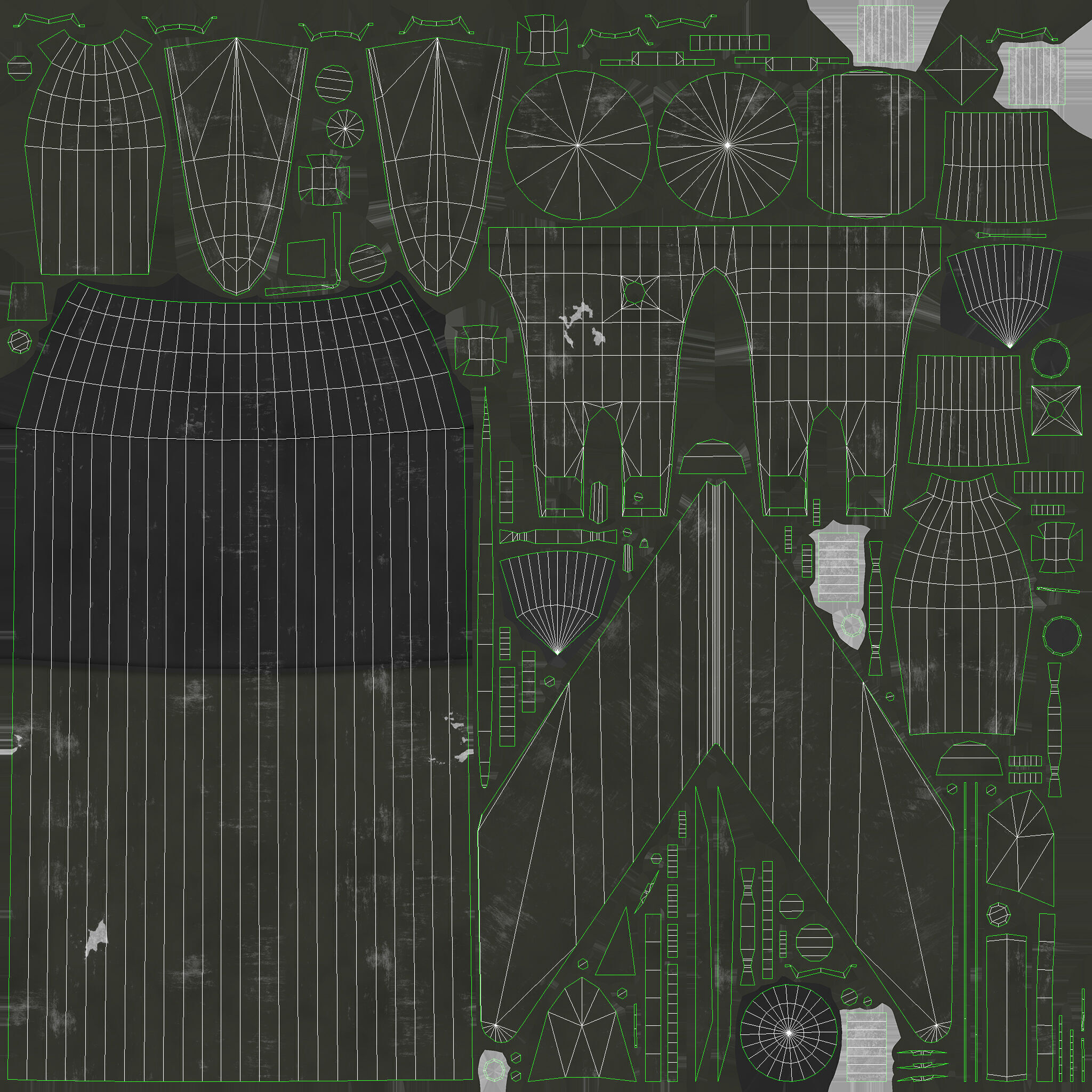 AGM-22 Missiles Low-poly 3D model_14