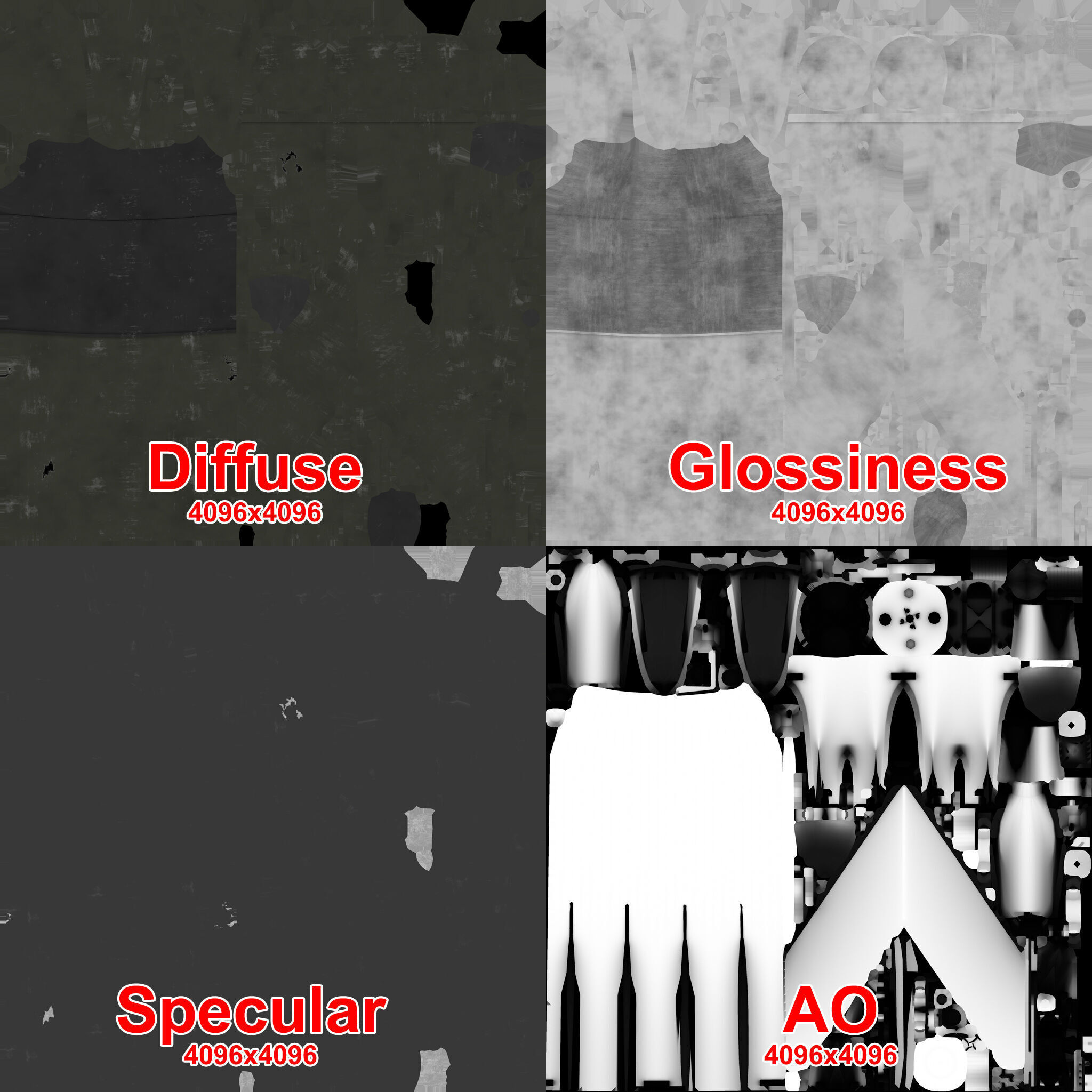 AGM-22 Missiles Low-poly 3D model_18