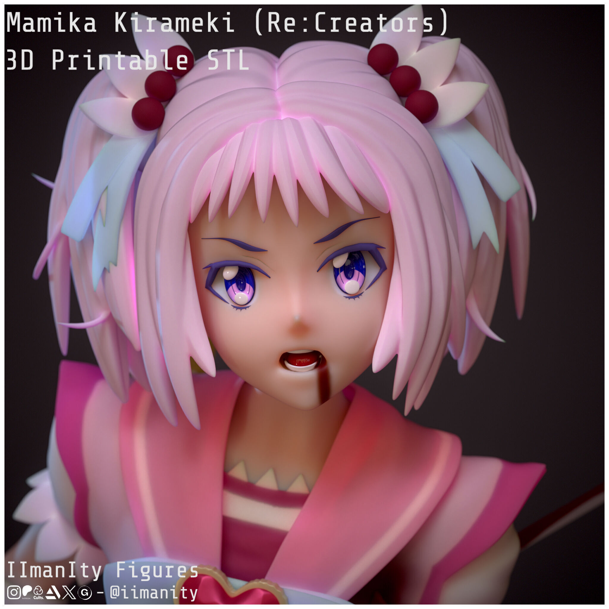 Mamika Kirameki - ReCreators 3D print model_2