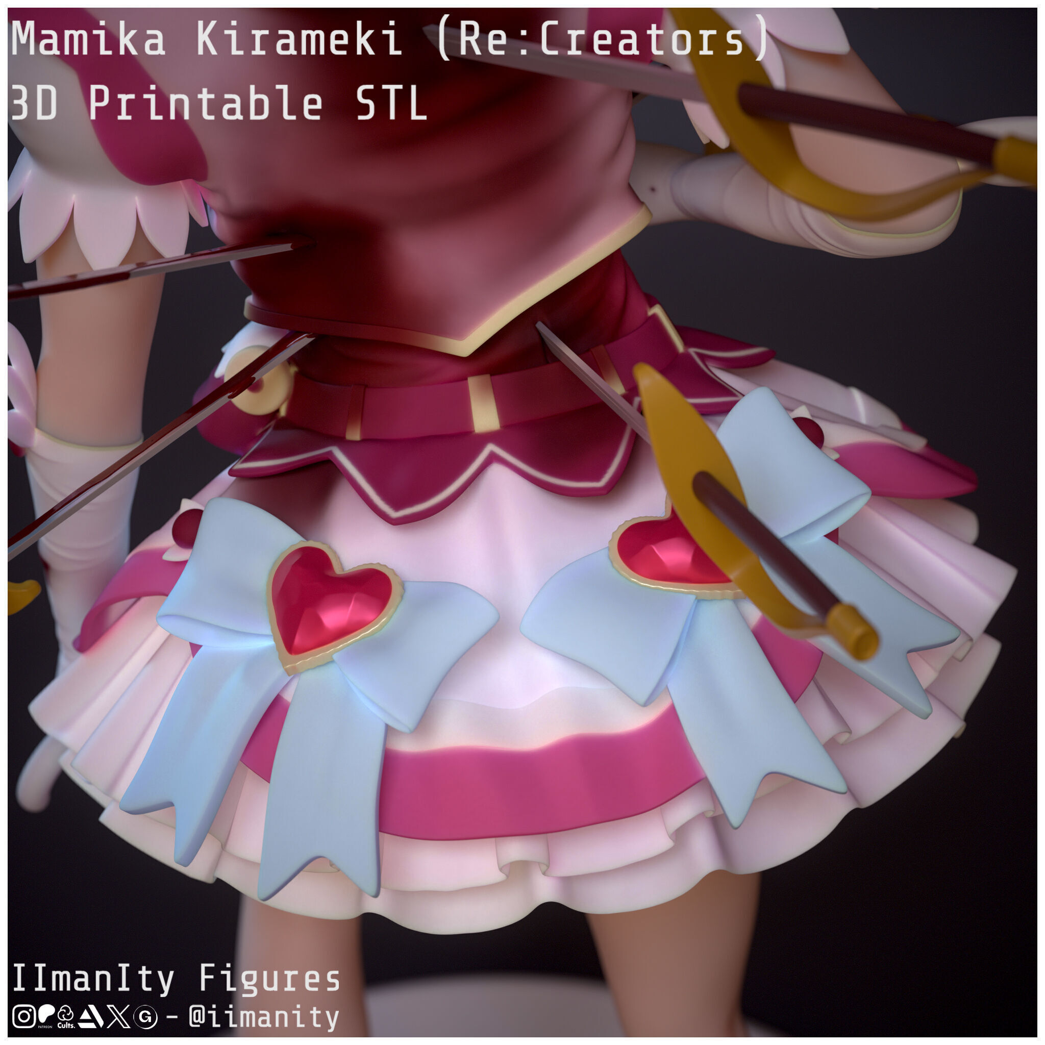 Mamika Kirameki - ReCreators 3D print model_4