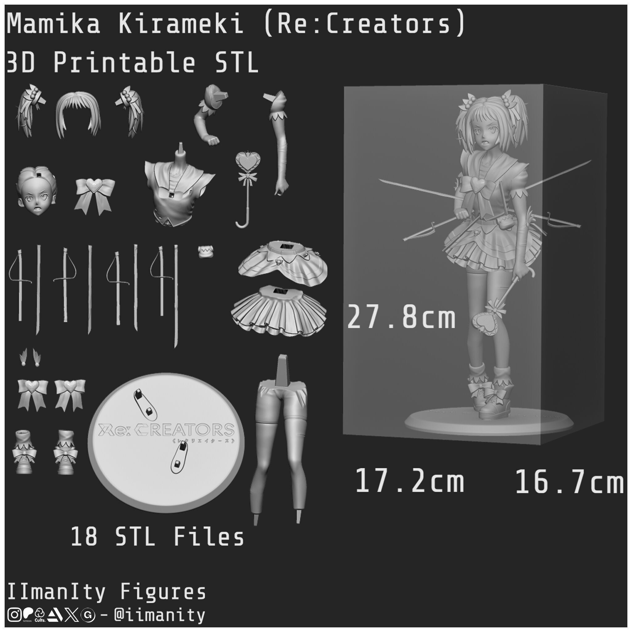 Mamika Kirameki - ReCreators 3D print model_7