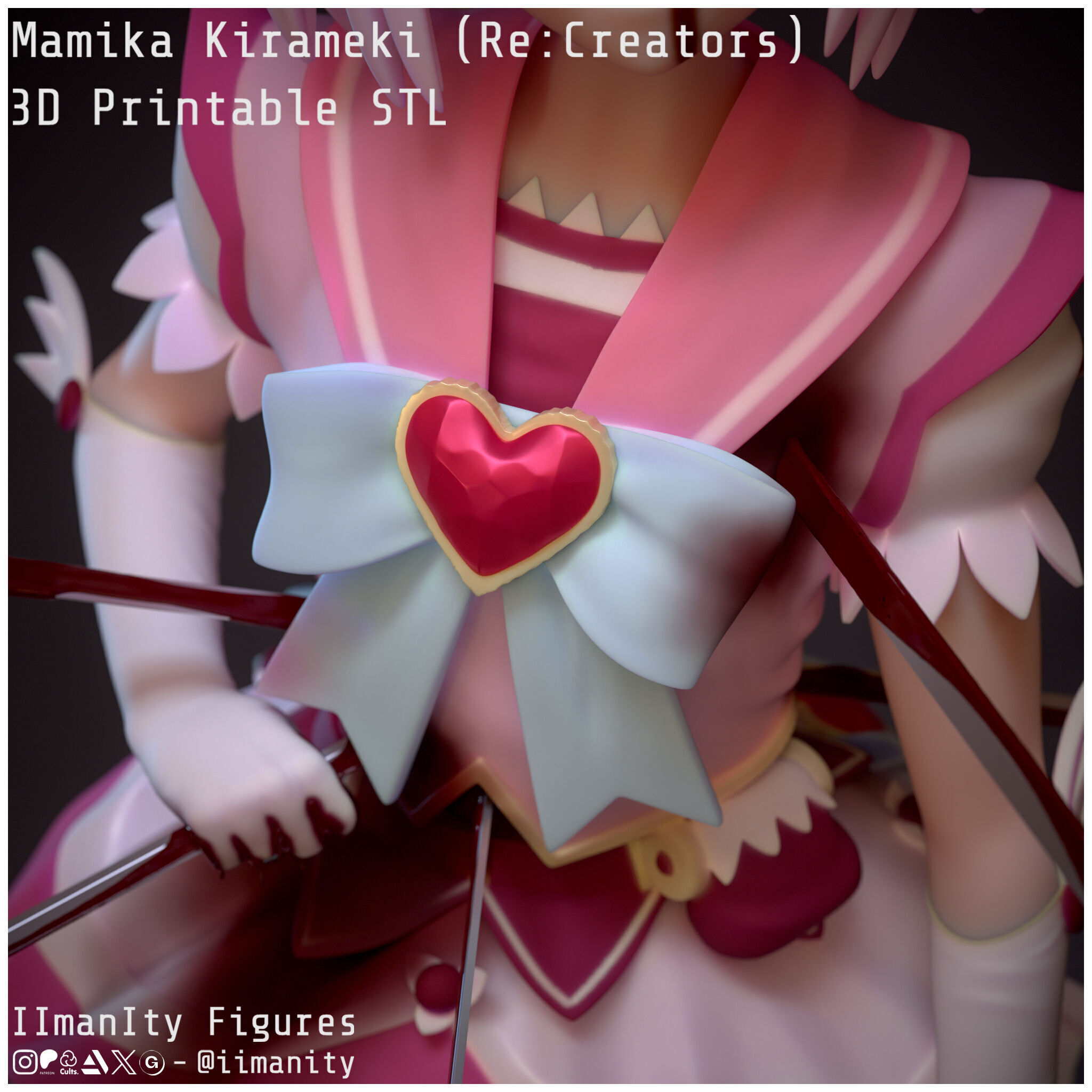 Mamika Kirameki - ReCreators 3D print model_3