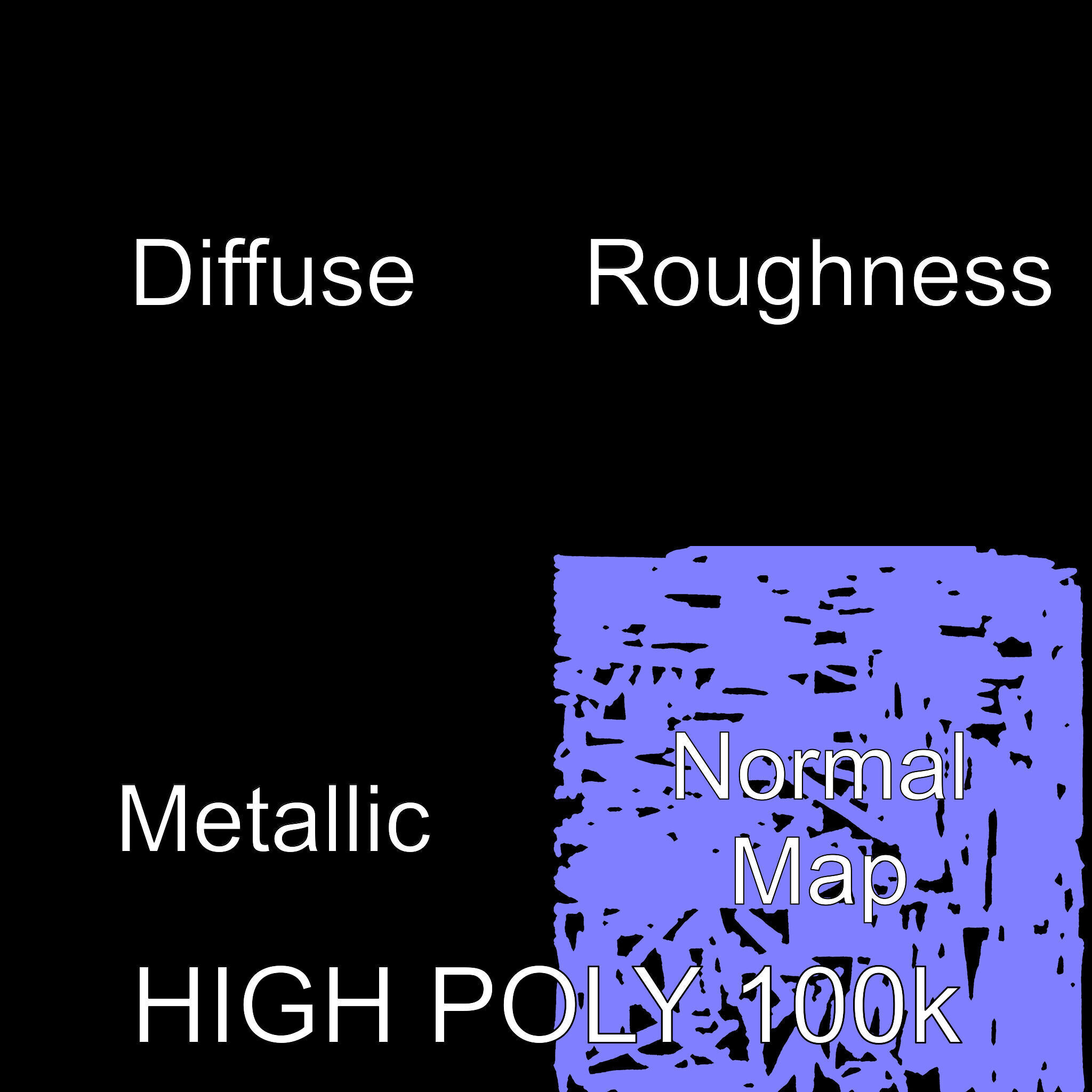 Modern Bamboo Table Lamp Model Pack Low-poly 3D model_4