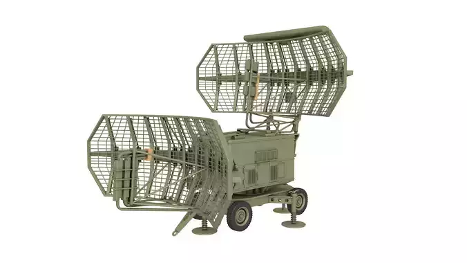 P-37  Radar 3D model