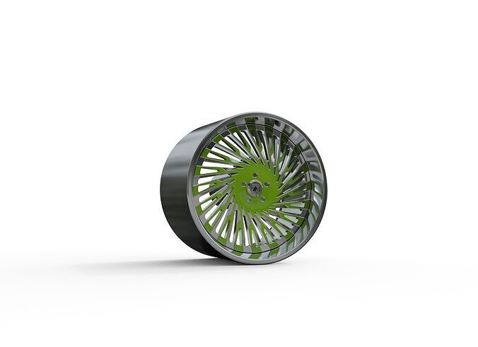 ASANTI AF869 WHEEL  3D print model