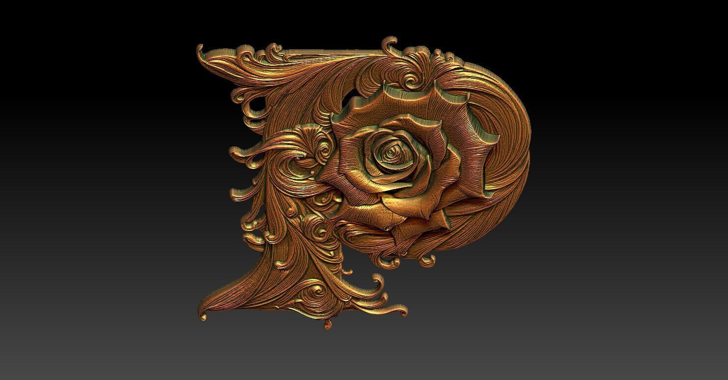 25 P CNC Relief Model 3D print model_3