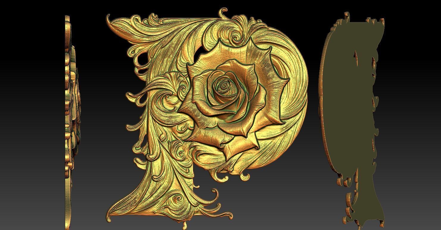 25 P CNC Relief Model 3D print model_5