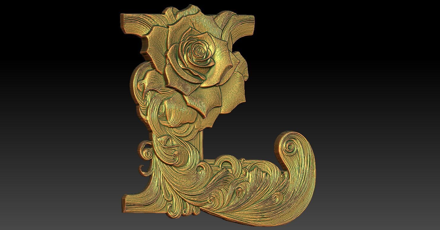 26 L CNC Relief Model 3D print model_1