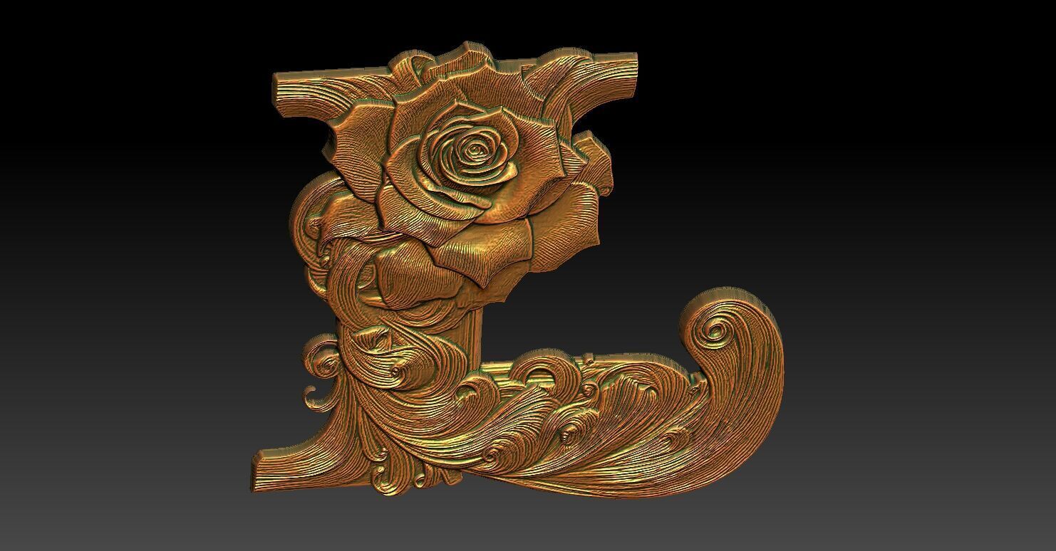 26 L CNC Relief Model 3D print model_3