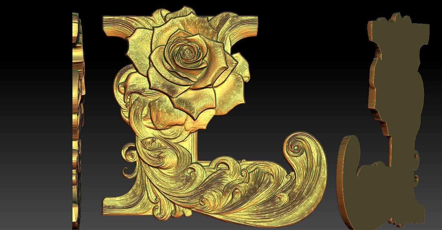 26 L CNC Relief Model 3D print model_5