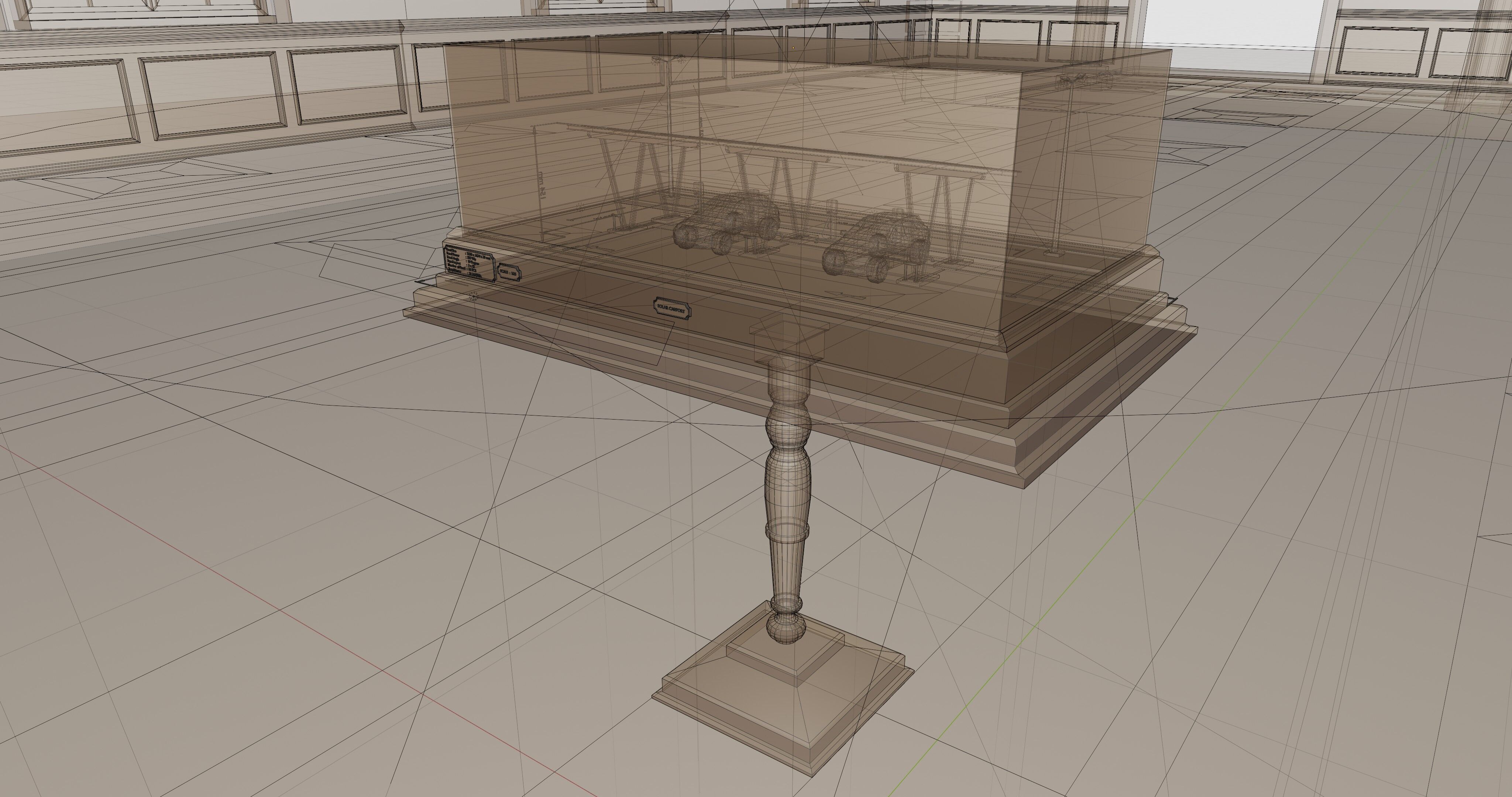 Solar Carport Type-2 3x12 Panels Diorama 3D model_14