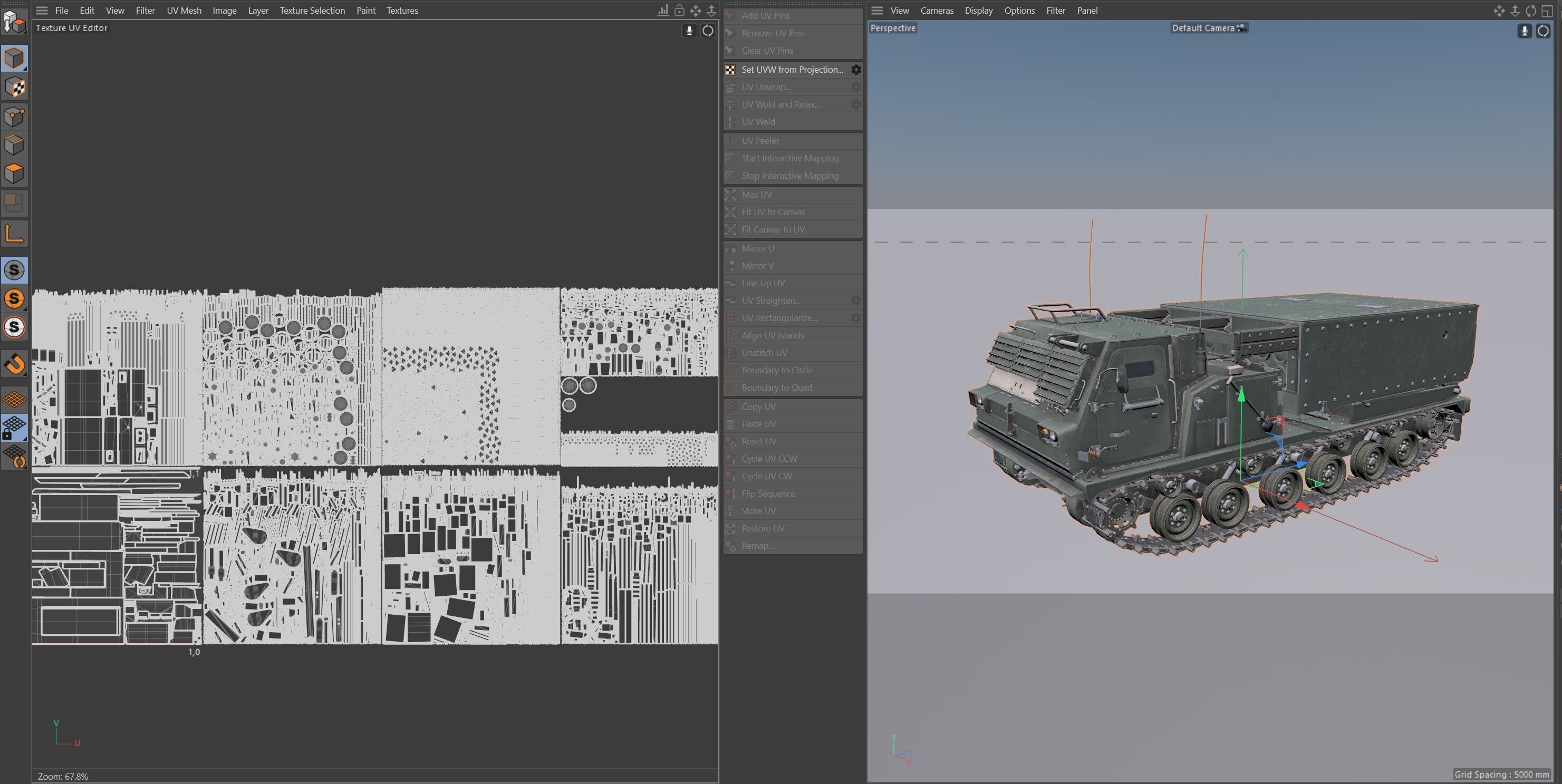 M270 Multiple Launch Rocket System Low-poly 3D model_11