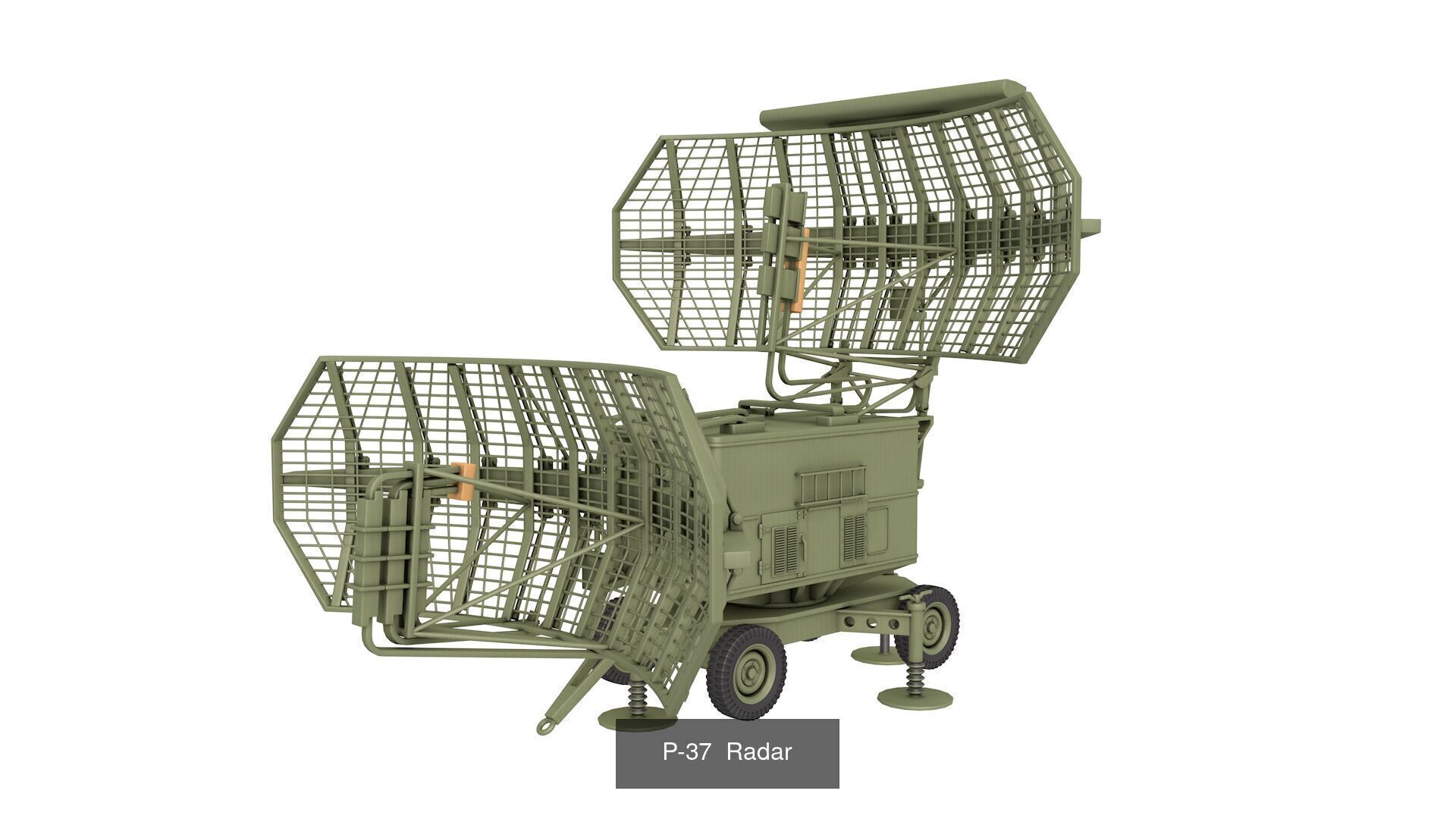 Military Radar 3D Model Collection_12