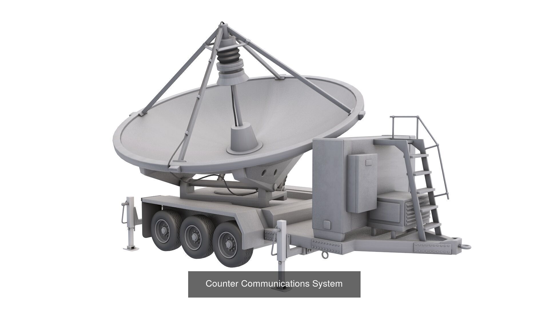 Military Radar 3D Model Collection_3