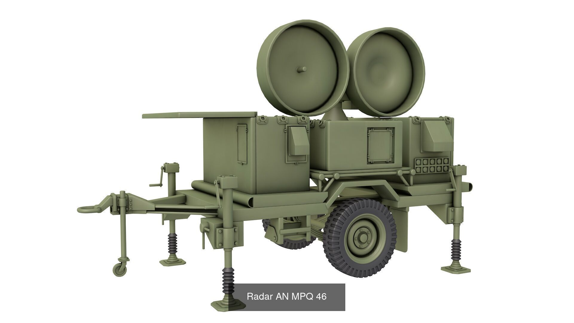 Military Radar 3D Model Collection_5