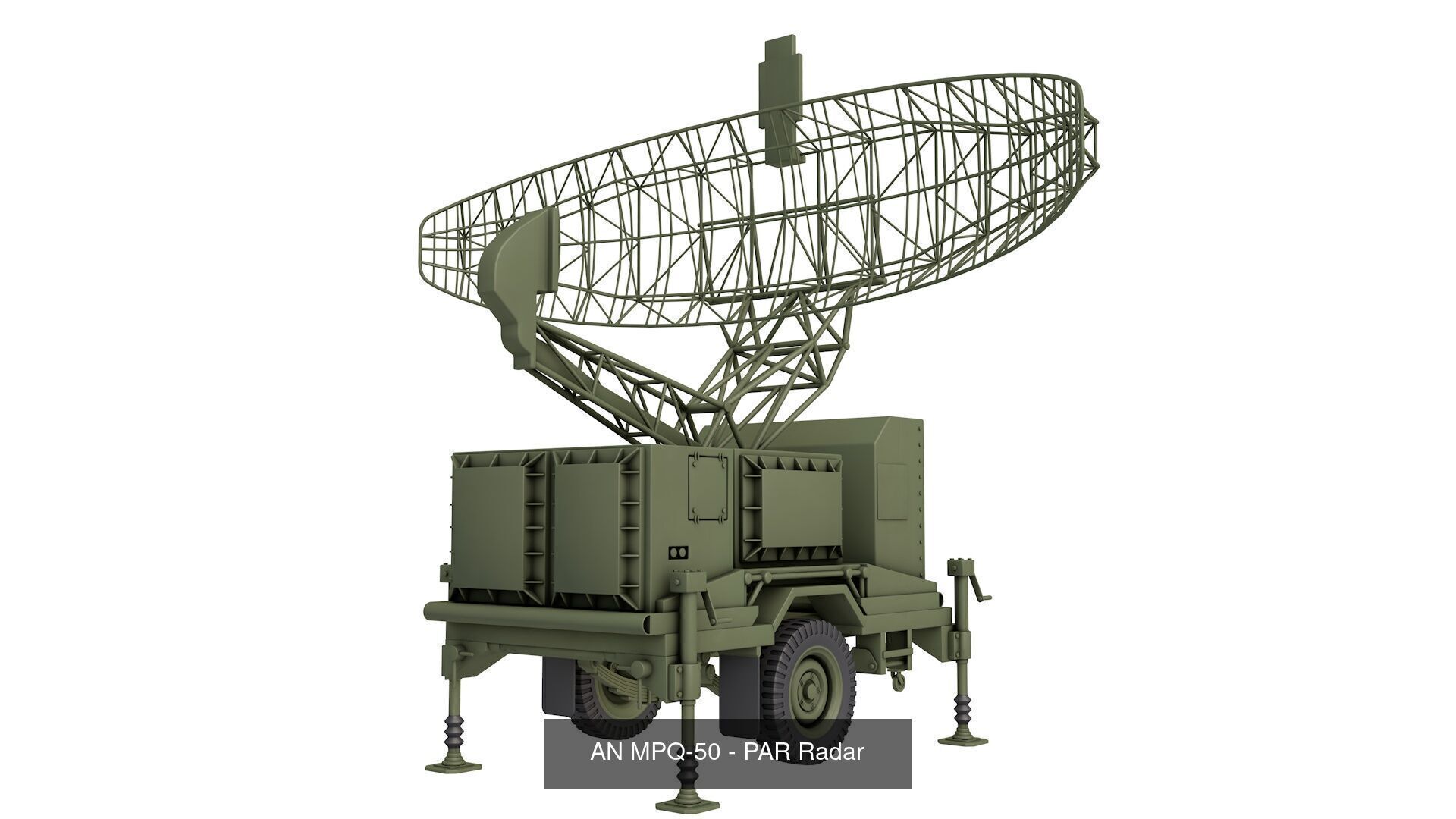 Military Radar 3D Model Collection_4