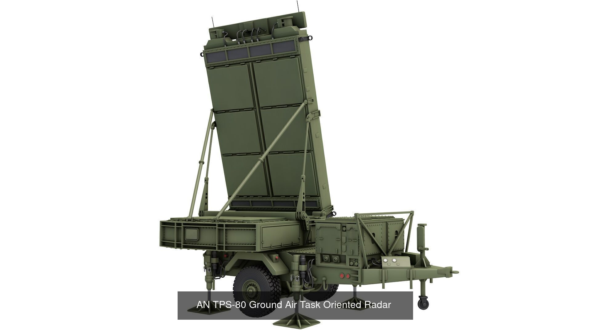 Military Radar 3D Model Collection_1