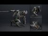 Mist Swordman Low-poly 3D model_2