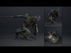 Mist Swordman Low-poly 3D model_3