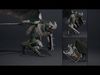 Mist Swordman Low-poly 3D model_6