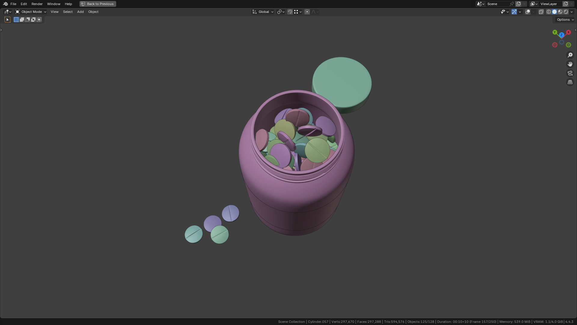 Capsule bottle 02 3D model_10