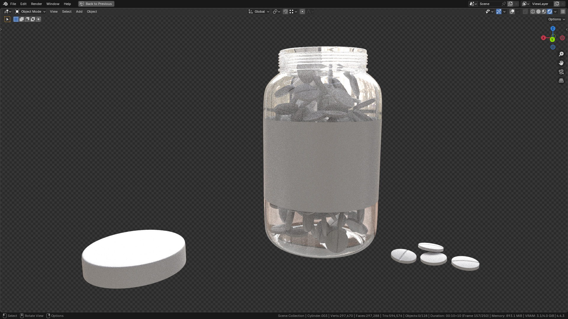 Capsule bottle 02 3D model_36