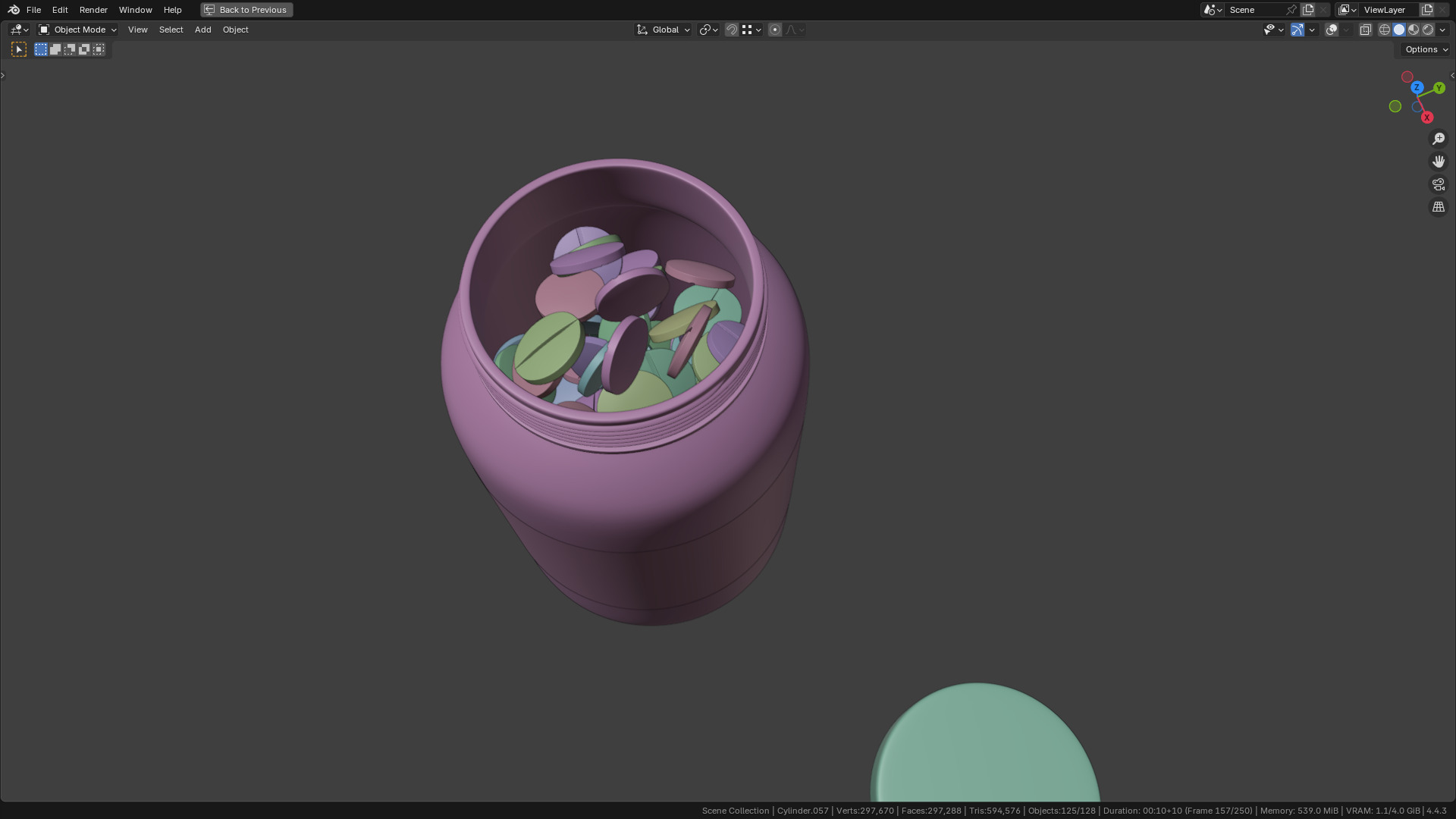 Capsule bottle 02 3D model_12