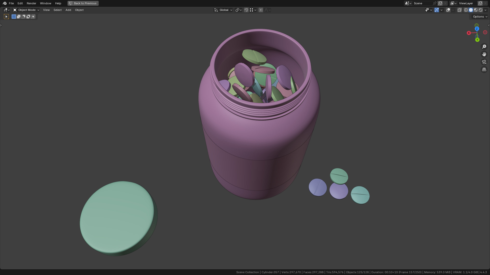Capsule bottle 02 3D model_13