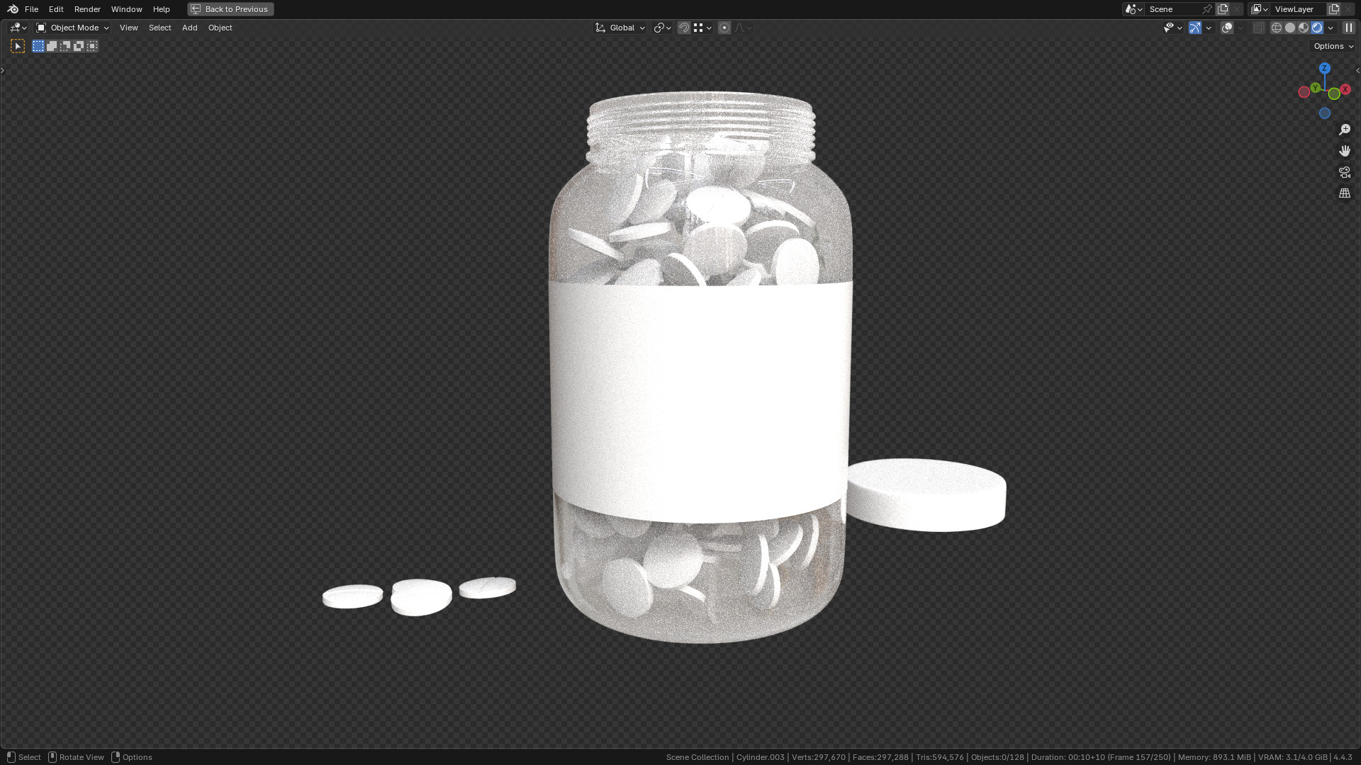 Capsule bottle 02 3D model_38